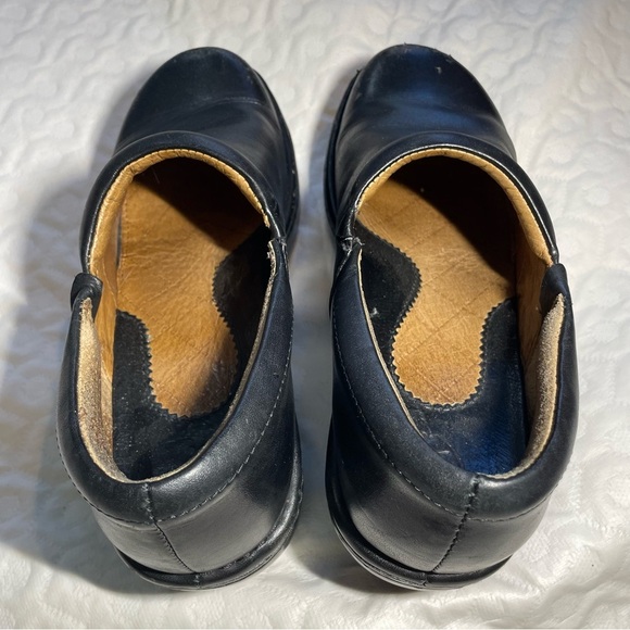 Ariat Clogs Women’s 5.5B Leather Upper Black Slip On Shoes Round Toe Clogs - Picture 3 of 10